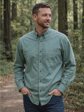 Cabela's Teal Button-Up Shirt